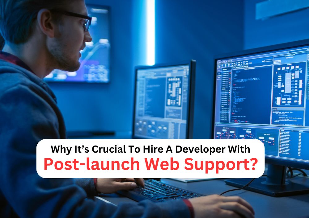 post launch support of web developer