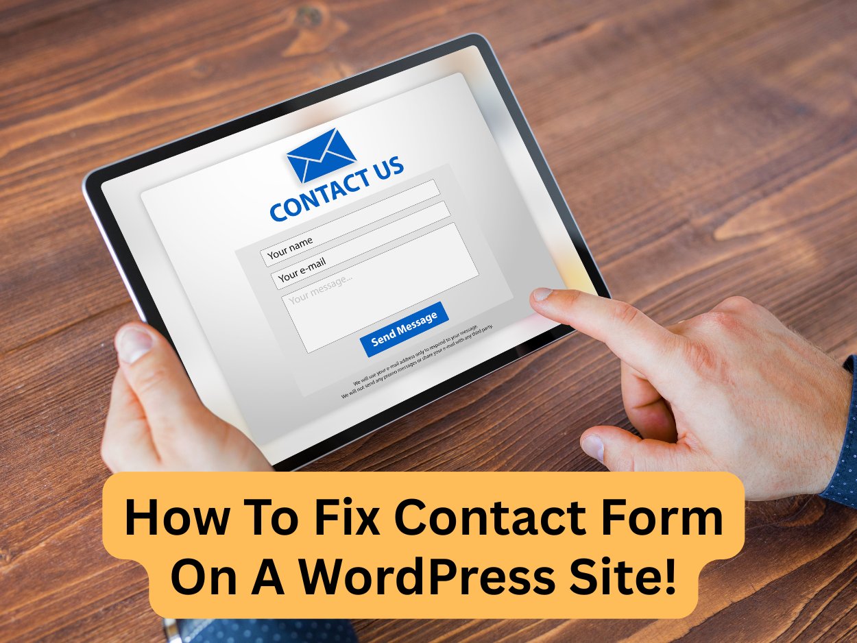 fix contact forms on wordpress website